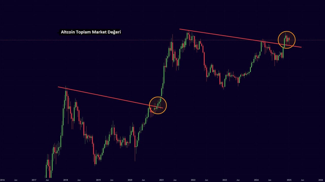 Altcoin Toplam Market Değeri 2025